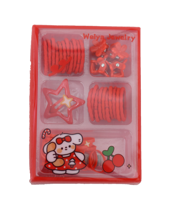 پک-قرمز-1--(3) پک گیره و کش مو یلدا - Image 1