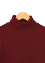 بلوز کبریتی یقه اسکی آستین فینگری - Image 5