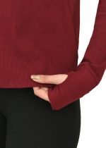 بلوز کبریتی یقه اسکی آستین فینگری - Image 11