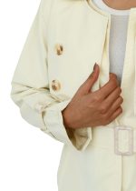 ترنج کت کمربندار - Image 7