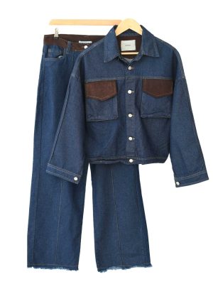 ست کت و شلوار جین