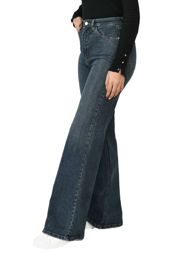 شلوار جین بگ سرمه ای - Image 2