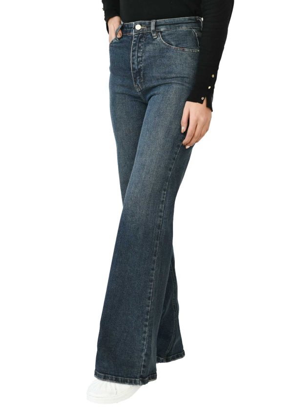 شلوار جین بگ سرمه ای - Image 7