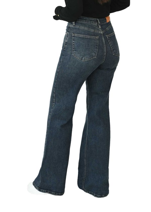 شلوار جین بگ سرمه ای - Image 3