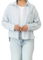 شومیز برجسته تک جیب - Image 3