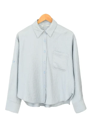 شومیز برجسته تک جیب