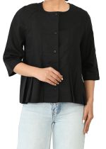 شومیز عروسکی یقه گرد