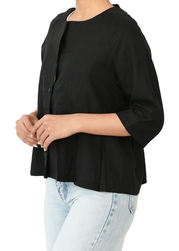 شومیز عروسکی یقه گرد - Image 4