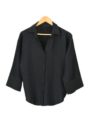 شومیز پلیسه مشکی