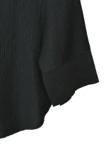 شومیز پلیسه مشکی - Image 4