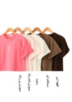 تیشرت باکسی کراپ آستین پاکتی - Image 5
