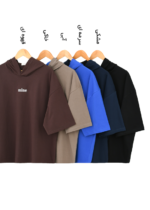 تیشرت باکسی کلاه دار ماین - Image 2