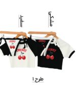 ست کراپ تیشرت و شورت - Image 7
